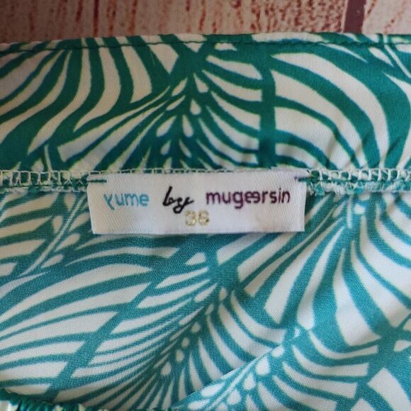 Yume by Muge Ersin tube top art deco jumpsuit sz 36 - Picture 9 of 9